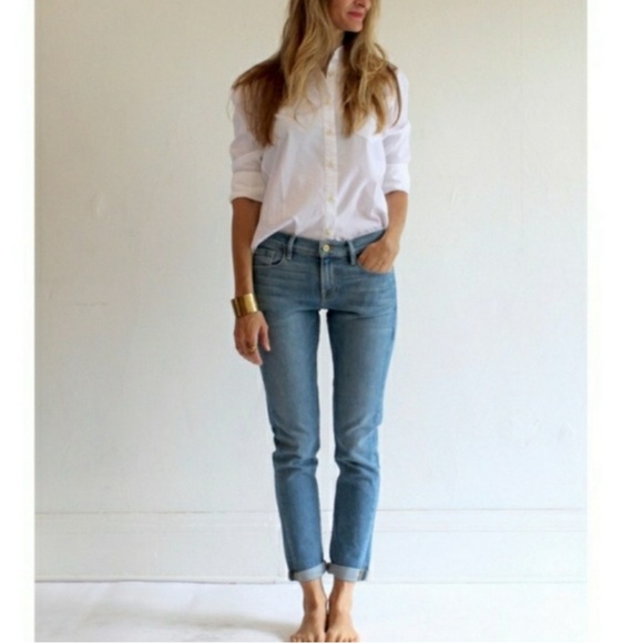 Frame Garçon slim boyfriend blue jean 27 - Picture 2 of 11